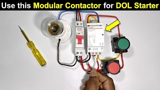 Modular Contactor Connection Explained Practically  Contactor wiring TheElectricalGuy [upl. by Haveman397]