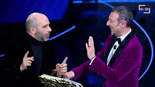 Sanremo 2022 quot Checco Zalone e la sua fiaba quot [upl. by Franny1]