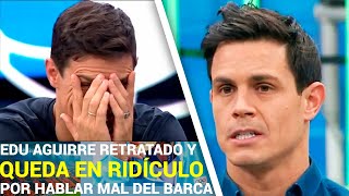 Edu Aguirre EN LA RUINA QUEDA RETRATADO y en RIDICULO por el CLASICO y MENOSPRECIAR al Barça [upl. by Delorenzo27]