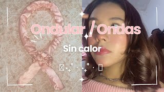 ONDAS sin calor fáciles ౨ৎ˚₊✩‧₊ SIN maltratar el cabello  cabello corto ౨ৎ˚₊✩‧₊ [upl. by Colwen21]