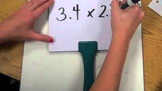 Multiplying Decimals using the Box Method [upl. by Nichol]