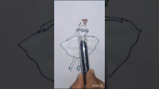 Diy Halloween glitter dress ✨👗glitterartdrawingviralshortstrendingdresssatisfying [upl. by Odelinda]