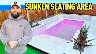 HOW TO BUILD A HEATED SUNKEN SEATING AREA IN YOUR GARDEN [upl. by Jonathon881]