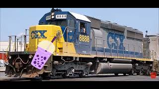 CSX 8888 tries the Grimace Shake [upl. by Burne]