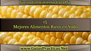 15 mejores alimentos ricos en yodo [upl. by Ritch]