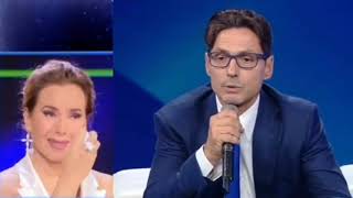 Barbara DUrso scopre in diretta TV di essere licenziata da Mediaset [upl. by Elenahc]