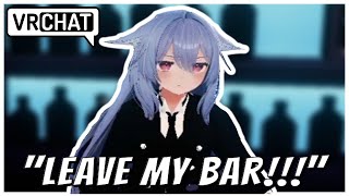 VR Bar Employee Meltdown  VRChat Trolling [upl. by Perlman]