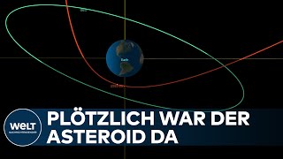 EXTREM NAH Fast unbemerkt  Großer Asteroid schrammt knapp an der Erde vorbei [upl. by Clair315]