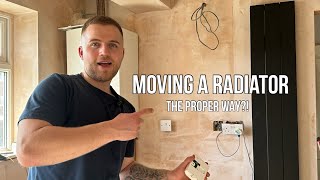 How To Move a Radiator The PROPER Way [upl. by Dickman]