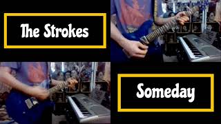 The Strokes  Someday Guitar Cover [upl. by Mahmud]