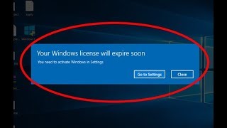 How to fix quotyour windows license will expire soonquot on windows 10 [upl. by Dang624]