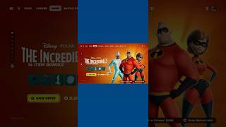 The Incredibles Fortnite fortnite fortniteps5 fortnitecollab fortniteskins fortniteclips [upl. by Conchita]