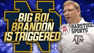 Notre Dame Twitter BEEF☘️Barstool Brandon VS Always Irish [upl. by Ettenhoj908]