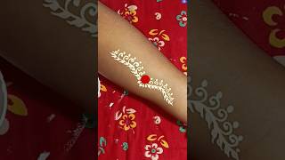 bengali bridal kolka designchandanart bridalkolka bindi kolkadesign kolka youtubeshorts [upl. by Atirhs294]