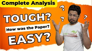 CSIR NET life science December 2023 exam analysis  paper easy or tough [upl. by Llennahc]