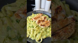 Pasta Verde Poblana pasta comidamexicana recetasfaciles foodie easyrecipes shortsviral [upl. by Buddy28]