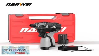 NANWEI brushless lithiumion impact screwdriver home electric screwdriver electric drill Review [upl. by Hillier]