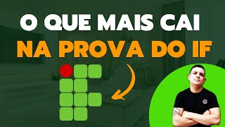 O QUE CAI NA PROVA DO IF  MATEMÁTICA [upl. by Suiratnod]