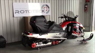 Titan Touring 2Up Snowmobile seat 11  CloseUp by RTKRototeck [upl. by Tulley188]