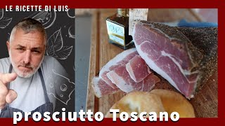 prosciutto crudo toscano al pepe fatto in casa da un norcino [upl. by Duffie353]