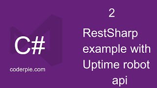 Dotnet RestSharp library for making api calls example [upl. by Araes]