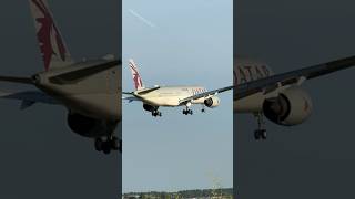 AIRBUS A350941 QATAR AIRWAYS DOHA TO AMSTERDAM LANDING SCHIPHOL AIRPORT  PLANE SPOTTING  A7ALC [upl. by Aehtorod]