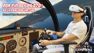 El mejor Simulador de vuelo VR 😎 MFS 2020  Gafas Quest 2 [upl. by Colp]