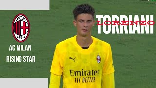 Lorenzo Torriani VS Barcelona AC Milan Rising Star Goalkeeper Extended Momment torriani scouting [upl. by Crowley]