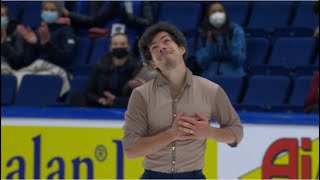 Keegan Messing CS Finlandia Trophy 2021 FS [upl. by Einohtna]