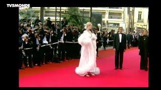 CANNES 2001 Michel PICCOLI et Agnès VARDA sur la croisette avec TV5MONDE [upl. by Oirram]