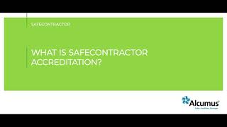 What is SafeContractor Accreditation [upl. by Anilesor234]