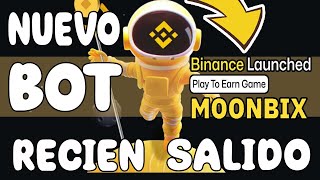 💥MOONBIX💥 NUEVO BOT DE TELEGRAM DE BINANCE 🙀 OPORTUNIDAD IMPERDIBLE DE GANAR 💲💲 [upl. by Gwenette]