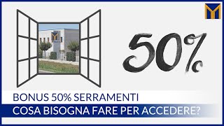 Ecobonus infissi al 50 Come funziona [upl. by Salguod]