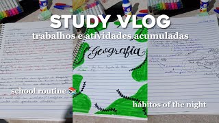 study vlog 📚 trabalhos e atividades acumuladas [upl. by Colwin580]