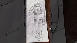 Subhash Chandra Bose drawing [upl. by Alboran957]