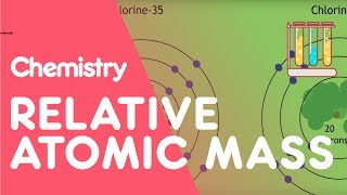 How To Calculate Relative Atomic Mass  Chemical Calculations  Chemistry  FuseSchool [upl. by Adnamma]