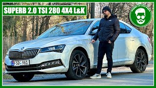 Cea mai LUXOASĂ PUTERNICĂ și RAPIDĂ SKODA SUPERB 20 TSI 280 CP 4x4 DSG LAURIN amp KLEMENT [upl. by Nosinned]