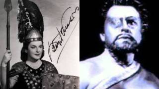 Birgit Nilsson amp George London quotWohl taugte dir nichtquot Die Walküre [upl. by Gurl]