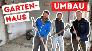 Unser größtes DIY Projekt im Garten Umbau der Gartenlaube im Kleingarten [upl. by Oijres]