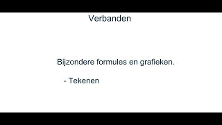 Algebraïsche verbanden Bijzondere grafieken [upl. by Ames169]