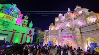 chilakhali durga puja  nadia  jordar takkar  opposition nobomi crowd [upl. by Dellora449]