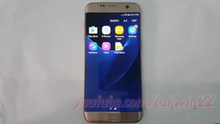 Samsung Galaxy S7 Edge  How to Enable or Disable Show button shapes [upl. by Anitsahs956]