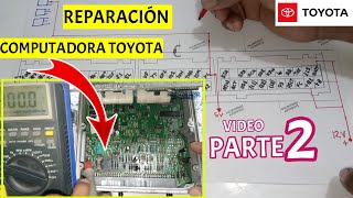 REPARACIÓN DE COMPUTADORA TOYOTA 3SFE 2RA PARTE  FALLA ENCENDIDO CURSO DE ECU RESUELTO EN CLASE [upl. by Andrey]