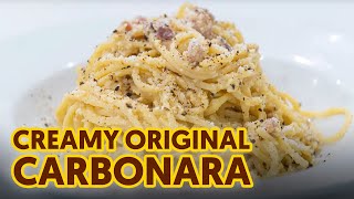 Creamy Original Carbonara [upl. by Anaizit198]