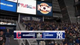 Guardians Lead 32 ALCS Game 6  Guardians vs Yankees  MLB The Show 24 [upl. by Folberth]