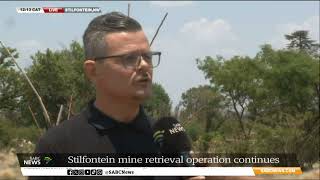 Stilfontein Mine  Retrieval operation of illegal miners at shaft 11 continues [upl. by Adekam776]