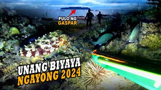 UNANG BIYAYA NGAYONG 2024 😱  EPISODE 157  NIGHT SPEARFISHING PHILIPPINES  Drins Adventure [upl. by Janaye]