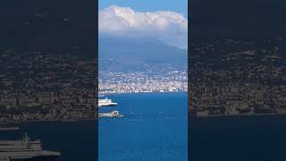 posillipo napoli sea sunnyday naples italiancoast mare ship blusky greatview travel sun [upl. by Lin]