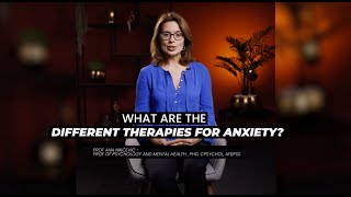 WHAT ARE THE DIFFERENT THERAPIES FOR ANXIETY 🧠  Psychology Expert Explains [upl. by Leugimesoj]