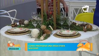 Cómo decorar la mesa de Navidad y Nochevieja [upl. by Akessej]